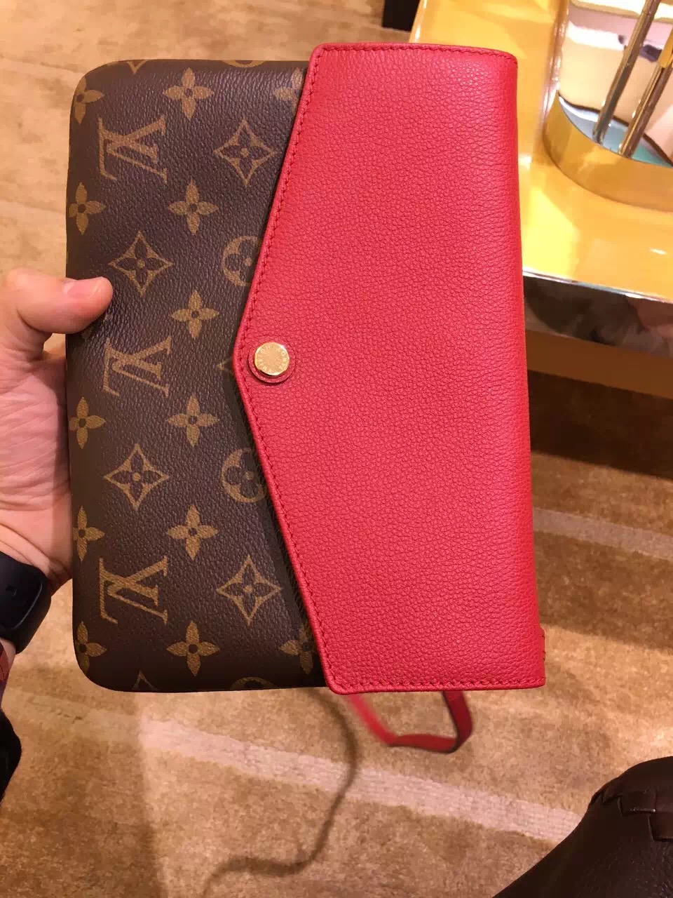 Louis Vuitton Monogram Canvas Twice Bag M50184 Cherry